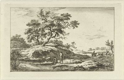 Reisende am Wasser von Carel Lodewijk Hansen