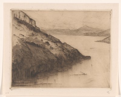 Ansicht des Vierwaldstättersees von Axenstein aus gesehen von Carel Nicolaas Storm van 