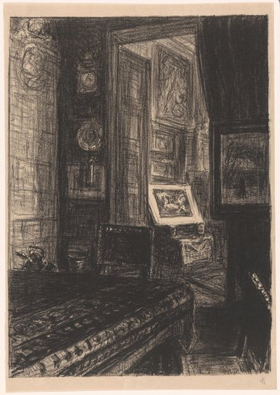 Innenraum eines Wohnzimmers von Carel Nicolaas Storm van 