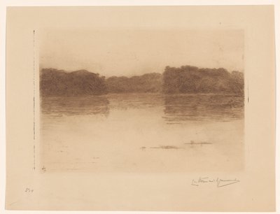 Teich im Haagse Bos bei Abend von Carel Nicolaas Storm van 