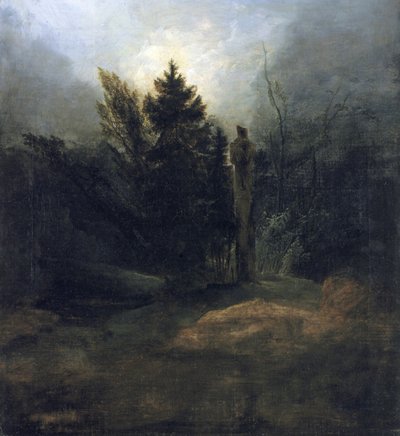 Denkmal im Wald von Carl Blechen