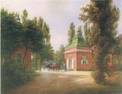 Der Eingang zum Neuen Garten (Potsdam) von Carl Daniel Freydanck