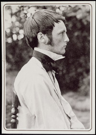 Porträt von Heinrich Vogeler, 1898 (schwarz-weiß Foto) von Carl Eeg