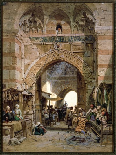 Basarszene, 1875 von Carl Friedrich Heinrich Werner