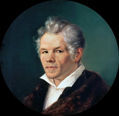 Porträt von Karl Friedrich Schinkel 1781-1841 von Carl Friedrich Ludwig Schmid
