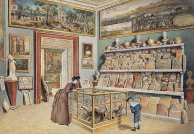 Das Apsiszimmer mit den römischen Ziegeln von Carl Goebel d. J.
