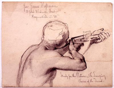 Ein Araber mit einer Muskete, Studie für 