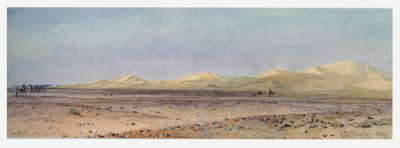 Sandhügel auf dem Weg nach Suez, 1859 von Carl Haag