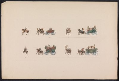 Umzug bei der Hochzeit von Prinzessin Sophie, 1842 (Platte 3) von Carl Hess