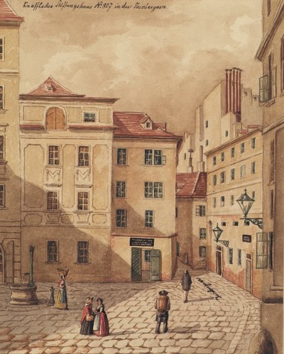 Das Knaffelsche Stiftungshaus in der Jacobergasse Nr. 807 in Wien von Carl L. Wiesböck