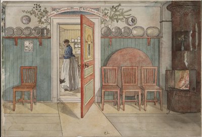 Alte Anna. Aus Einem Zuhause (26 Aquarelle) von Carl Larsson