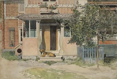 Die Veranda, aus der Serie Ein Zuhause, ca. 1895 von Carl Larsson