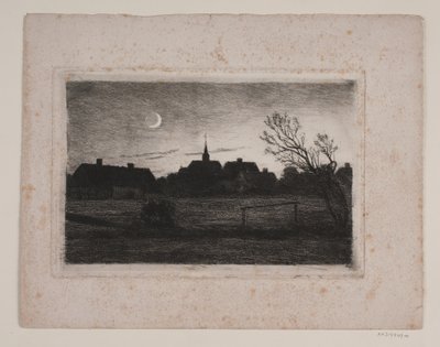 Hornbæk Kirche, Sommerabend von Carl Locher