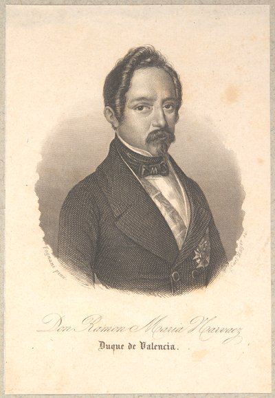 Ramon Maria Narvaez gen. spanisch von Carl Mayer