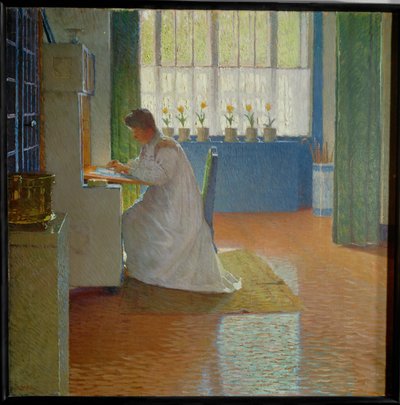 Mein Wohnzimmer von Carl Moll