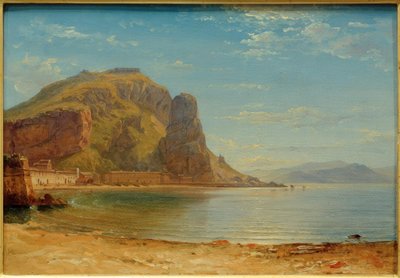 Terracina mit dem Fischfelsen von Carl Morgenstern