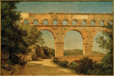 Pont du Gard bei Nîmes von Carl Morgenstern