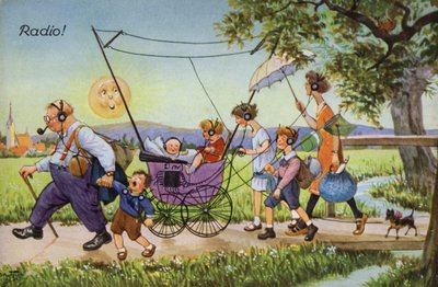 Komische Darstellungen des frühen Radios von Carl Robert Arthur Thiele