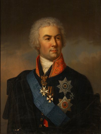 Porträt von Graf Pyotr Zavadovsky, 1849 von Carl Schulz