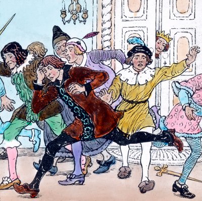 Brüder Grimm - Märchen - Das tapfere Schneiderlein, um 1910 von Carl Simon