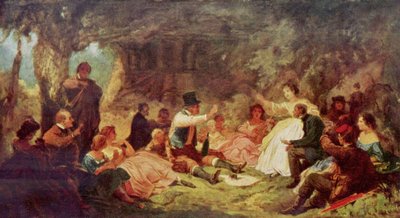 Das Picknick von Carl Spitzweg