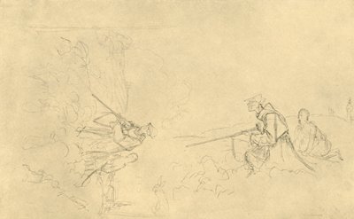 Der Sonntagsjäger, Mitte-Ende 19. Jahrhundert, um 1924 von Carl Spitzweg
