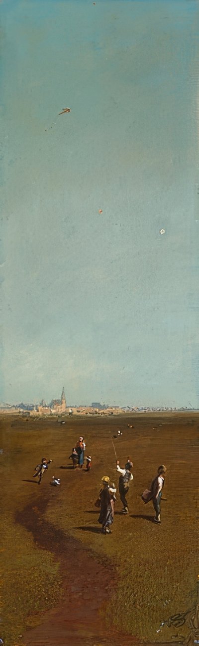 Drachensteigen von Carl Spitzweg