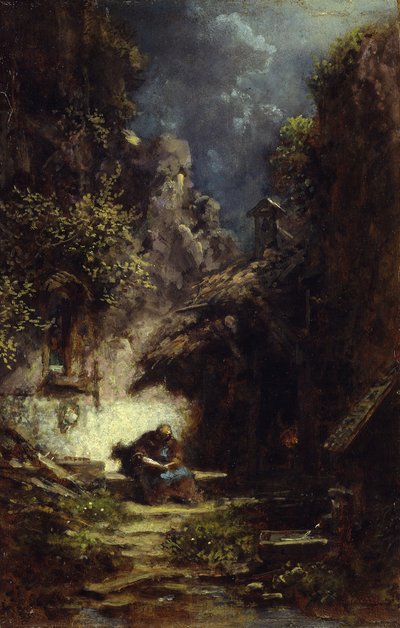 Lesender Klausner von Carl Spitzweg