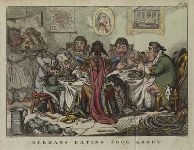 Deutsche essen Sauerkraut von Carl Starcke
