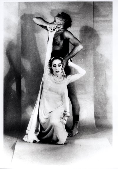 Martha Graham (1894-1991) und Bertram Ross (1920-2003) in 