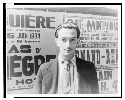 Porträt von Salvador Dali, Paris von Carl Van Vechten