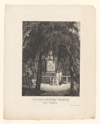 Denkmal für Salomon Gessner bei Zürich von Carl Wilhelm Kolbe (I)