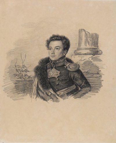 Porträt von A.P. Butovsky, zwischen 1817 und 1826 von Carl von Hampeln