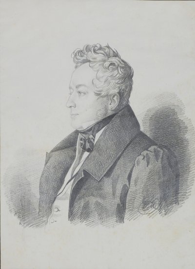 Porträt von Graf Alexander Dmitrievich Olsufyev 1790-1853, nach 1832 von Carl von Hampeln