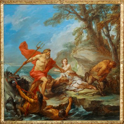 Neptun und Amymone von Carle Vanloo