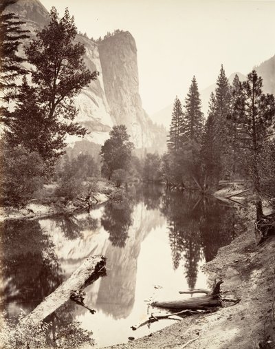 Washington Tower, Yosemite, ca. 1872, gedruckt ca. 1876 von Carleton E. Watkins.