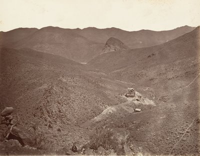 Sutro-Tunnel-Schacht Nr. 2, 1875, gedruckt ca. 1876 von Carleton Emmons Watkins