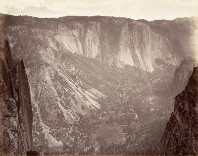 Yosemite-Tal, ca. 1872, gedruckt ca. 1876 von Carleton Emmons Watkins