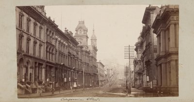 California Street von Carleton Watkins