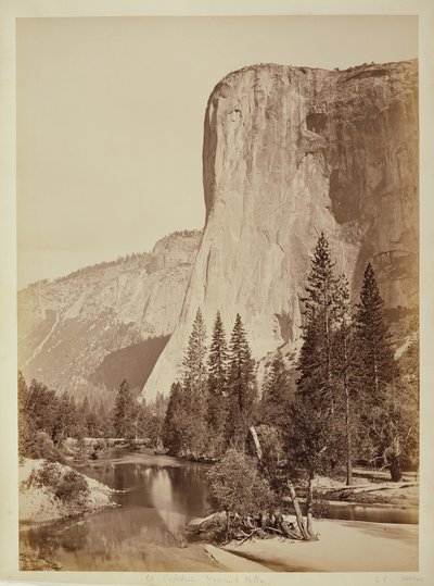 El Capitan, Yosemite-Tal von Carleton Watkins