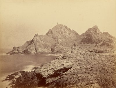 [Leuchtturm, Farallon-Inseln] / [An den Farallones] von Carleton Watkins