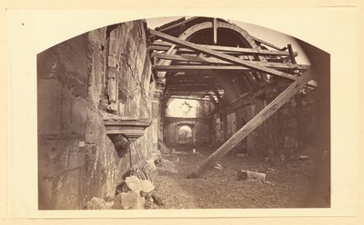[Mission El Carmelo gegr. 1770 / Innenansicht Monterey Kalifornien] von Carleton Watkins