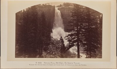 Nevada-Fall, 700 Fuß, Yosemite-Tal von Carleton Watkins