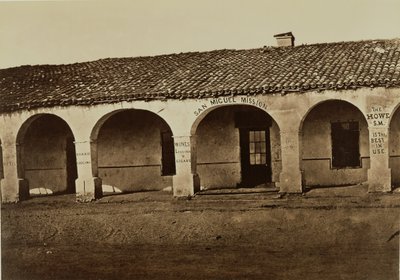 [San Miguel Mission] von Carleton Watkins
