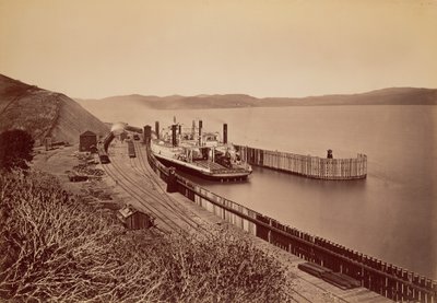 Die Fähre "Solano" von Carleton Watkins