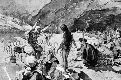 Exorzismus einer Hexe im Tal der Rosee. von Carlo Pellegrini