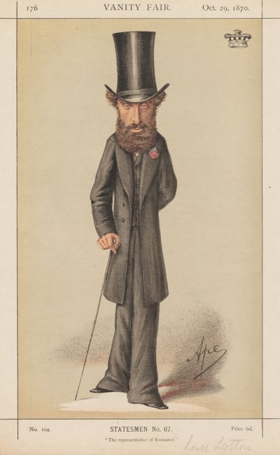 Vanity Fair: Der Vertreter der Romantik von Carlo (Ape) Pellegrini
