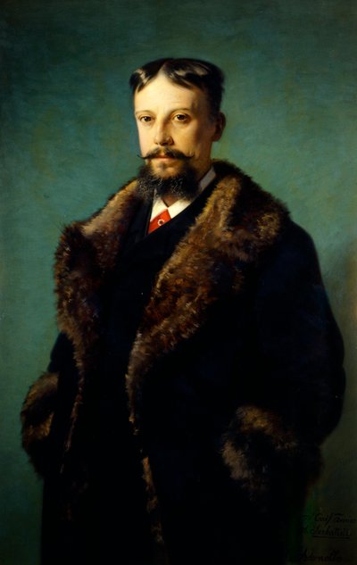 Porträt von Alfonso Serbatisti von Carlo Ademollo