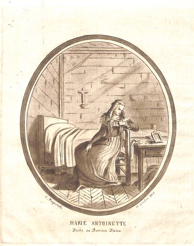 Marie-Antoinette letzte Gefängnis von Carlo Antonio Porporati