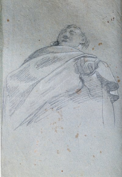 Büste eines Mannes mit Umhang von Carlo Bononi